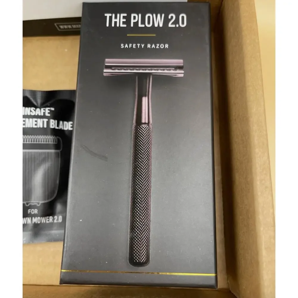 MANSCAPED Plow 2.0 Premium Single Blade Safety Face Razor NWT